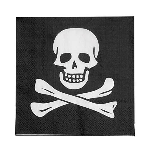 Boland 74269 - Party-Servietten Piraten Classic, 20 Stück, 33 x 33 cm, Mundtuch, Tisch-Dekoration, 100 % Papier, Geburtstag, Mottoparty Boland 74269 - Party-Servietten Piraten Classic, 20 Stück, 33 x 33 cm, Mundtuch, Tisch-Dekoration, 100 % Papier, Geburtstag, Mottoparty von Boland
