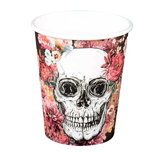 Boland 97087 - Party-Becher Day of the Dead, 10 Stück, 210 ml, umweltfreundliches Party-Geschirr, 100 % Papier, Geburtstag, Dia de los Muertos Boland 97087 - Party-Becher Day of the Dead, 10 Stück, 210 ml, umweltfreundliches Party-Geschirr, 100 % Papier, Geburtstag, Dia de los Muertos von Boland