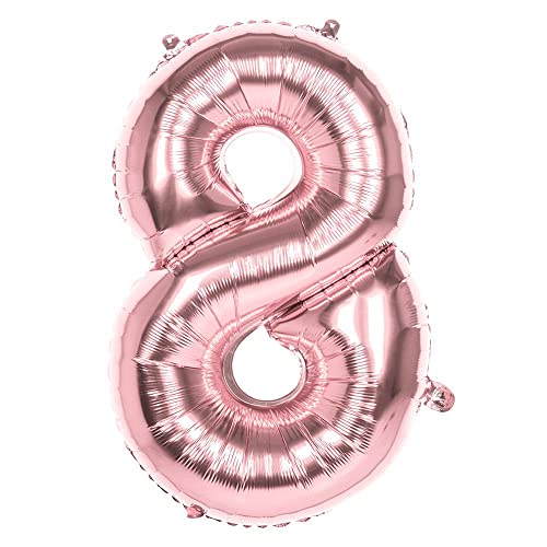 Boland - Folienballon Zahl, Größe 86 cm, Rosegold, Zahlenballon, Nummer, Ballon, Luft, Geburtstag, Jubiläum, Jubiläumsjahr, Lebensjahr, Überraschungsparty, Kindergeburtstag, Dekoration Boland - Folienballon Zahl, Größe 86 cm, Rosegold, Zahlenballon, Nummer, Ballon, Luft, Geburtstag, Jubiläum, Jubiläumsjahr, Lebensjahr, Überraschungsparty, Kindergeburtstag, Dekoration von Boland