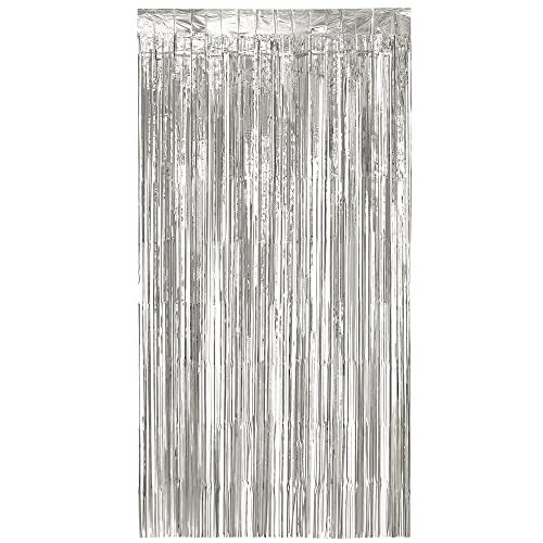 Boland - Folienvorhang Metallic, Größe 200 x 100 cm, Lametta, glänzender Türvorhang, Dekoration, Fotokulisse, Party, Disco, Mottoparty Boland - Folienvorhang Metallic, Größe 200 x 100 cm, Lametta, glänzender Türvorhang, Dekoration, Fotokulisse, Party, Disco, Mottoparty von Boland