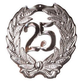 Boland Jubiläumszahl mit silbernem Lorbeerkranz 25 Boland Jubiläumszahl mit silbernem Lorbeerkranz 25 von Boland