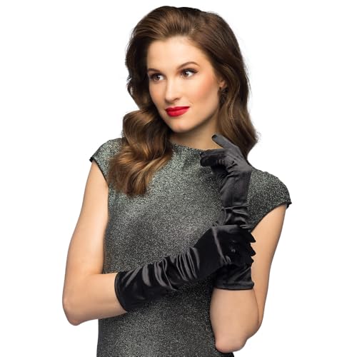 Boland - Lange Handschuhe Monte Carlo, glänzender Satinstoff, Pop-Star, Hollywood, Sternchen, 20er Jahre, Flapper, Accessiore, Kostüm, Karneval, Mottoparty Boland - Lange Handschuhe Monte Carlo, glänzender Satinstoff, Pop-Star, Hollywood, Sternchen, 20er Jahre, Flapper, Accessiore, Kostüm, Karneval, Mottoparty von Boland
