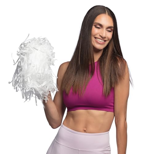 Boland - Pompons, 8 Stück, 34 cm, Puschel, Tanzwedel, Cheerleader Kostüm, Sportoutfit, High School, Football Boland - Pompons, 8 Stück, 34 cm, Puschel, Tanzwedel, Cheerleader Kostüm, Sportoutfit, High School, Football von Boland