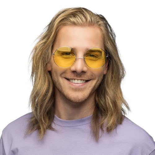 Boland - XL Hippie Partybrille, Brille für Erwachsene, Spaßbrille, Festival, Karneval, Fasching, Mottoparty Boland - XL Hippie Partybrille, Brille für Erwachsene, Spaßbrille, Festival, Karneval, Fasching, Mottoparty von Boland