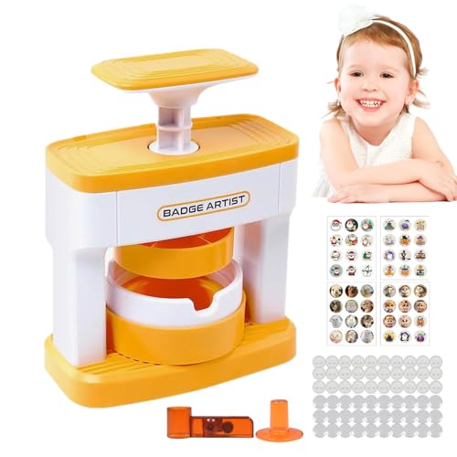 Abzeichen-Herstellungsmaschine, runde -Abzeichen-Hersteller, Kinder- -Maschinen, Knöpfe, Pin-Pressmaschine mit 48 Abzeichen, Abzeichen-Pressmaschinen, lustiges pädagogisches Bastelset für Abzeichen-Herstellungsmaschine, runde -Abzeichen-Hersteller, Kinder- -Maschinen, Knöpfe, Pin-Pressmaschine mit 48 Abzeichen, Abzeichen-Pressmaschinen, lustiges pädagogisches Bastelset für von Bollisate