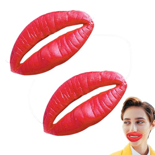 Bollisate 2 Stück Lustige Lippen Requisiten, Wurstmund Mund Foto Booth Props Aus Latex, Lustige Lippen Für Halloween, Witz Für Kinder Erwachsene Cosplay Zubehör Bollisate 2 Stück Lustige Lippen Requisiten, Wurstmund Mund Foto Booth Props Aus Latex, Lustige Lippen Für Halloween, Witz Für Kinder Erwachsene Cosplay Zubehör von Bollisate