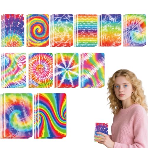 Bollisate Kreidebatik Notizblöcke | 24 Stück Kleine Taschennotizbücher - Bunte Schreibwaren Party Mitgebsel für Schule Büro Zuhause Bollisate Kreidebatik Notizblöcke | 24 Stück Kleine Taschennotizbücher - Bunte Schreibwaren Party Mitgebsel für Schule Büro Zuhause von Bollisate