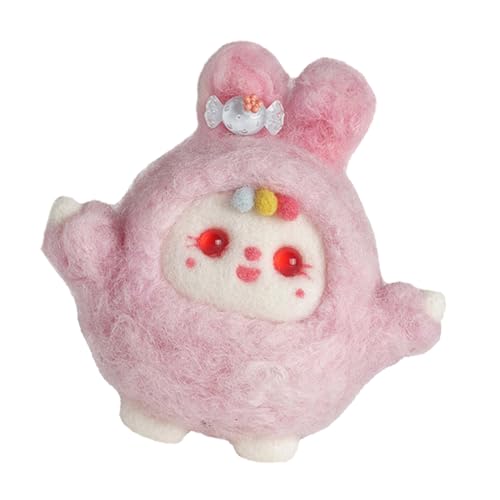 Bollisate Nadelfilz-Set für Anfänger, Filzset | Filz-Bastelset - Nadelfilz-Set Starter, Filzset für Anfänger Erwachsene, Kinder, süße Filzpuppen, Filzzubehör von Bollisate