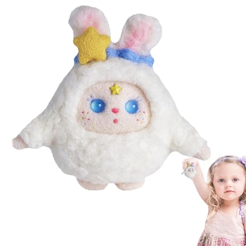 Bollisate Nadelfilz-Set für Anfänger, Filzset - Süßes Puppenfilzset - Nadelfilz-Starter-Set, Woll-Roving-Set, Wollfilz-Werkzeuge für gefilzte Puppen, Nadelfilzzubehör Bollisate Nadelfilz-Set für Anfänger, Filzset - Süßes Puppenfilzset - Nadelfilz-Starter-Set, Woll-Roving-Set, Wollfilz-Werkzeuge für gefilzte Puppen, Nadelfilzzubehör von Bollisate