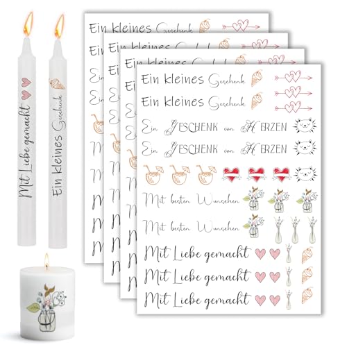 Bolosa 4 Stück Kerzentattoos, Geschenk Kerzentattoo, Geschenk Kerzen Tattoo, Wassertransferdruck Wasserschiebefolie Geschenk,Wasserschiebefolie Kerzen, Kerze Tasse Geschenk, Rub on Sticker Geschenk 4 Bolosa 4 Stück Kerzentattoos, Geschenk Kerzentattoo, Geschenk Kerzen Tattoo, Wassertransferdruck Wasserschiebefolie Geschenk,Wasserschiebefolie Kerzen, Kerze Tasse Geschenk, Rub on Sticker Geschenk 4 von Bolosa
