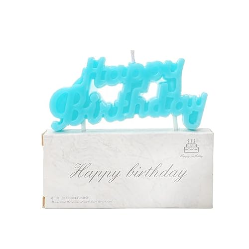 Bolosa Geburtstagskerze, Happy Birthday Kuchenkerzen, Tortenkerzen, Birthday Candles, Geburtstag Kerzen, Kerze Geburtstag, Kerzen Geburtstag, Geburtstagskerzen Kinder (Blau) von Bolosa