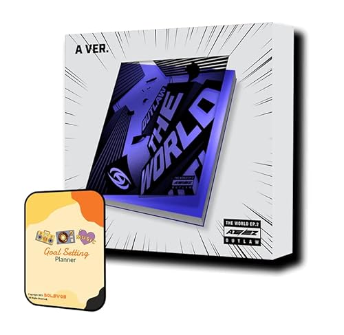 ATEEZ THE WORLD EP.2 : OUTLAW Album [A VER.]+Pre Order Benefits+BolsVos Exclusive K-POP Inspired Digital Merches (Goal Setting Planner, Sticker Pack) von BolsVos