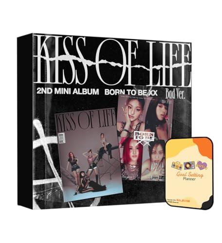 Born to be XX KISS OF LIFE Album [Bad Ver.]+Pre Order Benefits+BolsVos K-POP Inspired Digital Planner, Digital Sticker Pack (2nd Mini Album) von BolsVos
