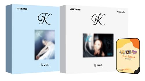 HEEJIN (ARTMS) K Album [A ver. + B ver. 2 Album Full Set]+Pre Order Benefits+BolsVos Exclusive K-POP Inspired Digital Merches (Goal Setting Planner, Sticker Pack) von BolsVos