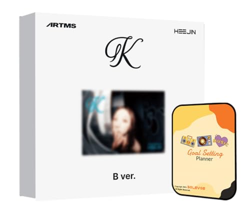 HEEJIN (ARTMS) K Album [B ver.]+Pre Order Benefits+BolsVos Exclusive K-POP Inspired Digital Merches (Goal Setting Planner, Sticker Pack) von BolsVos