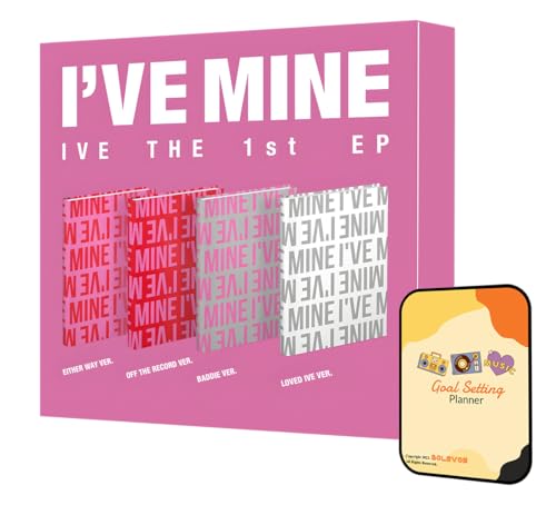 IVE I'VE MINE Album [LOVED IVE ver.]+Pre Order Benefits+BolsVos Exclusive K-POP Inspired Digital Merches (Goal Setting Planner, Sticker Pack) von BolsVos