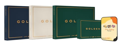 Jung Kook (BTS) GOLDEN Album [3 ver. Albums + 1 Weverse Albums ver. Full Set]+Pre Order Benefits+BolsVos Exclusive K-POP Inspired Digital Merches (Goal Setting Planner, Sticker Pack) von BolsVos