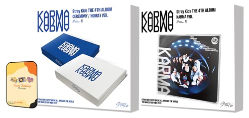 KARMA Stray Kids Album [CEREMONY + HOORAY + KARMA (Limited) Full Album Set]+Pre Order Benefits+BolsVos Idol-Inspired Freebies (The 4th Full Album) von BolsVos
