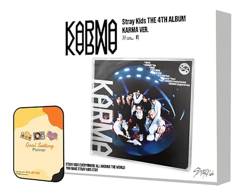 KARMA Stray Kids Album [KARMA VER. (Limited Edition)]+Pre Order Benefits+BolsVos Idol-Inspired Freebies (The 4th Full Album) von BolsVos