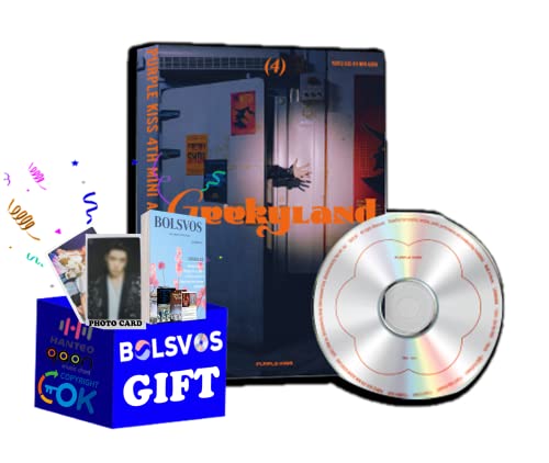 PURPLE KISS - Geekyland [Main ver.] (4th Mini Album) Album+Pre Order Limited Benefits+BolsVos K-POP eBook (21p), Photocards von BolsVos