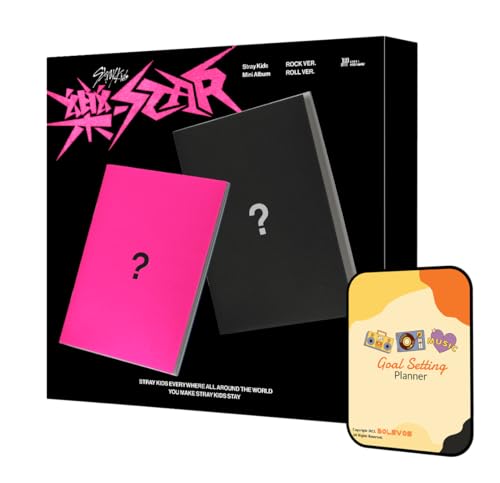Stray Kids Album - 樂-STAR ROCK Ver. + ROLL Ver. (2 Ver.) Full Album Set+Pre Order Benefits+BolsVos Exclusive K-POP Inspired Digital Planner, Sticker Pack for Social Media von BolsVos
