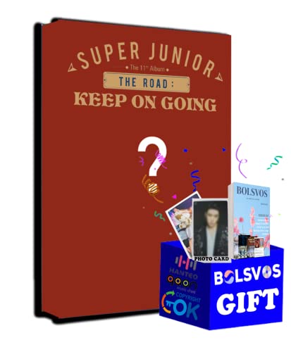 Super Junior - The Road : Keep On Going [Street ver.] (11th Album) Album+BolsVos K-POP eBook (21p), Photocards von BolsVos