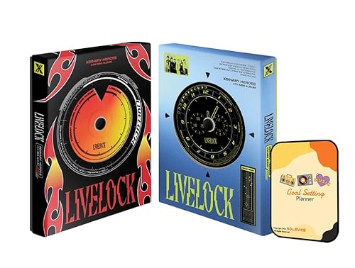 Xdinary Heroes LiveLock Album [Red Ver. + Blue Ver.(2 Ver.) Full Album Set]+Pre Order Benefits+BolsVos Exclusive K-POP Inspired Digital Merches (Goal Setting Planner, Sticker Pack) von BolsVos