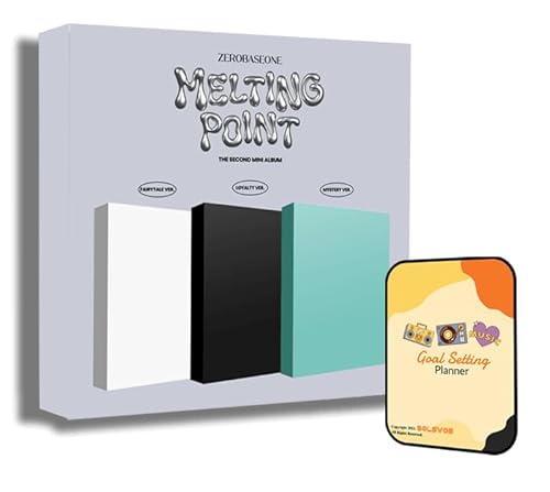 ZEROBASEONE MELTING POINT Album [Fairytale + Mystery + Loyalty (3 ver.) Full Set]+Pre Order Benefits+BolsVos Exclusive K-POP Inspired Digital Merches (Goal Setting Planner, Sticker Pack) von BolsVos