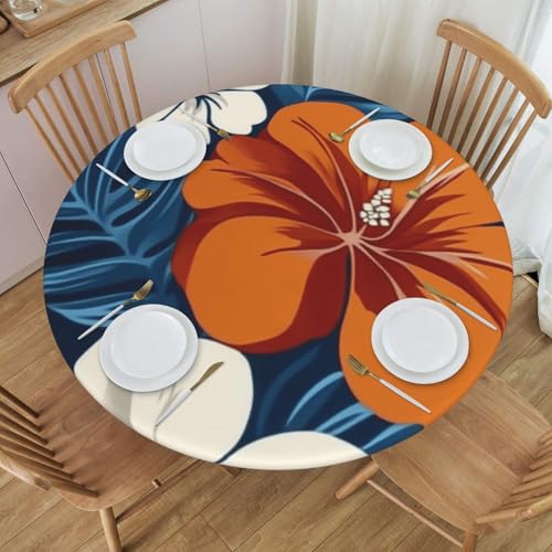Boltpack Tischdecke mit Blumenmuster und elastischem Rand, runde Tischdecke, waschbar, wiederverwendbar, Tischdecke für Küche, Esszimmer, Party Boltpack Tischdecke mit Blumenmuster und elastischem Rand, runde Tischdecke, waschbar, wiederverwendbar, Tischdecke für Küche, Esszimmer, Party von Boltpack