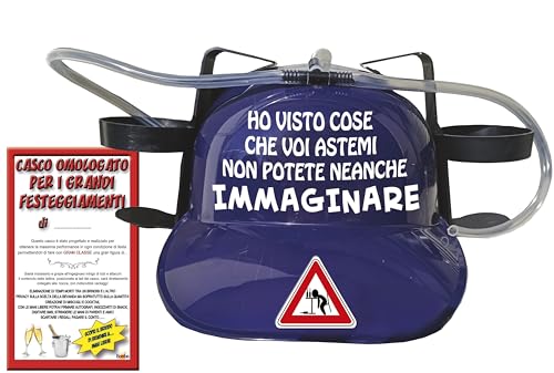 Bombo Helmdose zum Feiern mit Aufschrift Ich habe Dinge gesehen, die Sie sich nicht einmal vorstellen können – Farbe Blau Bombo Helmdose zum Feiern mit Aufschrift Ich habe Dinge gesehen, die Sie sich nicht einmal vorstellen können – Farbe Blau von Bombo