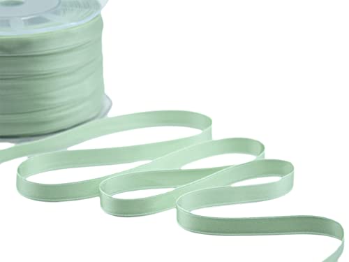 Bomboniere Doppelsatinband, Satin, Meeresgrün, 10 mm x 100 m von Furlanis