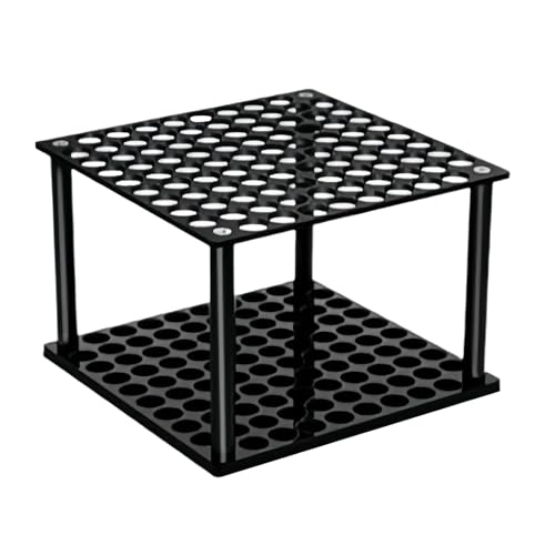 Bomefoi Pinselhalter für Künstler, quadratischer Behälter für Pinsel | Tischständer mit 96 Löchern aus Acryl, Organizer für Künstlerbedarf Bomefoi Pinselhalter für Künstler, quadratischer Behälter für Pinsel | Tischständer mit 96 Löchern aus Acryl, Organizer für Künstlerbedarf von Bomefoi