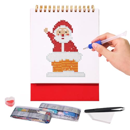 BommFu Gem Art Kalender 2026 - Tischkalender 2026 Strassstein Malerei Kunst für Erwachsene | Monatlicher Planer Schreibtischdekoration für Anfänger Frauen Jugendliche Erwachsene Festtagsdekoration BommFu Gem Art Kalender 2026 - Tischkalender 2026 Strassstein Malerei Kunst für Erwachsene | Monatlicher Planer Schreibtischdekoration für Anfänger Frauen Jugendliche Erwachsene Festtagsdekoration von BommFu
