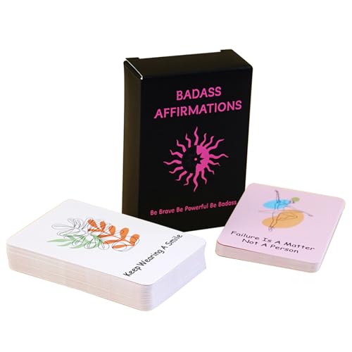 BommFu Inspirierende Karten | 60 Stück Tägliche Selbstliebe Achtsamkeitskarten,Spirituelle Selbstfürsorge Karten Ziele Mentale Gesundheit Mütter Jugendliche Zuhause Reise BommFu Inspirierende Karten | 60 Stück Tägliche Selbstliebe Achtsamkeitskarten,Spirituelle Selbstfürsorge Karten Ziele Mentale Gesundheit Mütter Jugendliche Zuhause Reise von BommFu