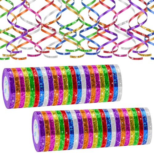 Bomtop 50 Rollen Ringelband Geschenkband, 5mm x 500M Geschenkbänder für Geburtstag Luftballons Schleifenband zum Basteln Geschenkverpackung Dekoband für Geburtstag Geschenk Weihnachten Hochzeit Party Bomtop 50 Rollen Ringelband Geschenkband, 5mm x 500M Geschenkbänder für Geburtstag Luftballons Schleifenband zum Basteln Geschenkverpackung Dekoband für Geburtstag Geschenk Weihnachten Hochzeit Party von Bomtop