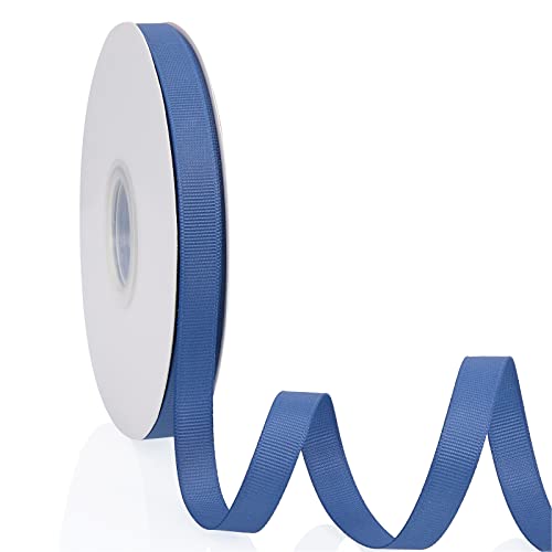 Doppelseitiges Ripsband, 1,27 cm x 45,7 m, für Geschenkverpackungen, Hochzeiten, Partys, Bastelarbeiten, Haarschleifen, Blumen, Heimdekor, Staubblau, 1,27 cm x 45,7 m Doppelseitiges Ripsband, 1,27 cm x 45,7 m, für Geschenkverpackungen, Hochzeiten, Partys, Bastelarbeiten, Haarschleifen, Blumen, Heimdekor, Staubblau, 1,27 cm x 45,7 m von Bomybaw