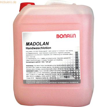 Bonalin Flüssigseife Madolan 50.0021.010 dickflüssig 10l von Bonalin