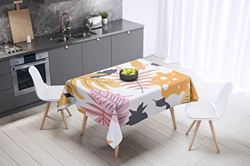 Le Jardin du Lin Kitchen Decoration, Tablecloth, 140cm x 140cm - Designed and Manufactured in Turkey von Le Jardin du Lin