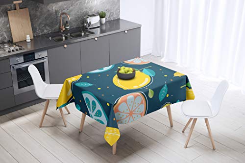 Le Jardin du Lin Kitchen Decoration, Tablecloth, 140cm x 140cm - Designed and Manufactured in Turkey von Le Jardin du Lin