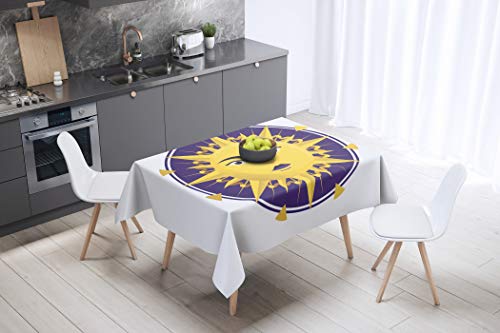 Le Jardin du Lin Kitchen Decoration, Tablecloth, 140cm x 140cm - Designed and Manufactured in Turkey von Le Jardin du Lin