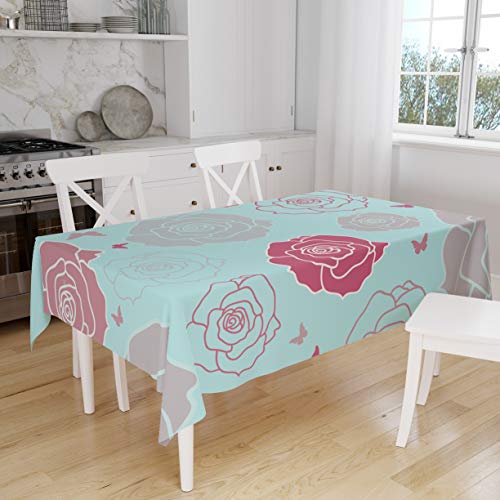 Le Jardin du Lin Kitchen Decoration, Tablecloth, 140cm x 160cm - Designed and Manufactured in Turkey Le Jardin du Lin Kitchen Decoration, Tablecloth, 140cm x 160cm - Designed and Manufactured in Turkey von Bonamaison