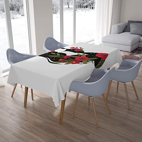 Le Jardin du Lin Kitchen Decoration, Tablecloth, 140cm x 200cm - Designed and Manufactured in Turkey Le Jardin du Lin Kitchen Decoration, Tablecloth, 140cm x 200cm - Designed and Manufactured in Turkey von Bonamaison