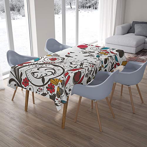 Le Jardin du Lin Kitchen Decoration, Tablecloth, 140cm x 200cm - Designed and Manufactured in Turkey von Le Jardin du Lin