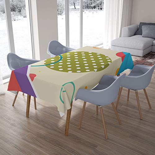 Le Jardin du Lin Kitchen Decoration, Tablecloth, 140cm x 200cm - Designed and Manufactured in Turkey Le Jardin du Lin Kitchen Decoration, Tablecloth, 140cm x 200cm - Designed and Manufactured in Turkey von Bonamaison