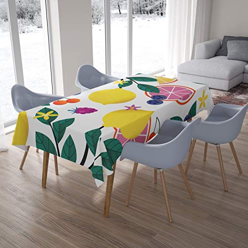Le Jardin du Lin Kitchen Decoration, Tablecloth, 140cm x 200cm - Designed and Manufactured in Turkey Le Jardin du Lin Kitchen Decoration, Tablecloth, 140cm x 200cm - Designed and Manufactured in Turkey von Bonamaison