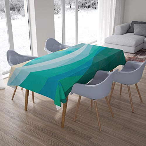 Le Jardin du Lin Kitchen Decoration, Tablecloth, 140cm x 200cm - Designed and Manufactured in Turkey Le Jardin du Lin Kitchen Decoration, Tablecloth, 140cm x 200cm - Designed and Manufactured in Turkey von Bonamaison