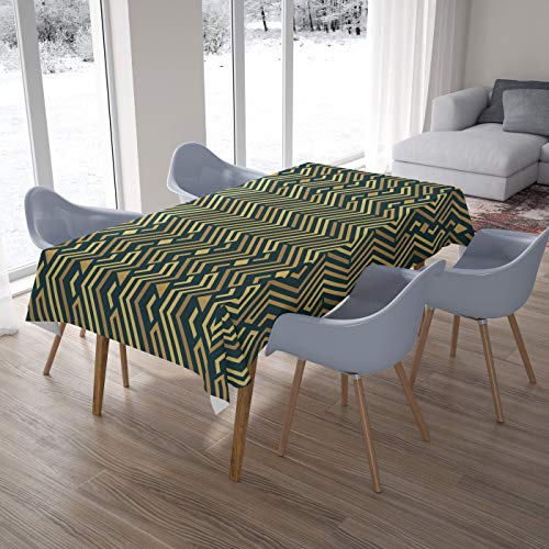 Le Jardin du Lin Kitchen Decoration, Tablecloth, 140cm x 200cm - Designed and Manufactured in Turkey von Bonamaison