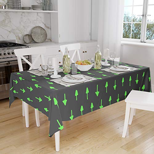 Bonamaison Küchendekoration, Tischdecke, Neongrüner Rauch, 140 x 160 cm - Entworfen und hergestellt in der Türkei Bonamaison Küchendekoration, Tischdecke, Neongrüner Rauch, 140 x 160 cm - Entworfen und hergestellt in der Türkei von Bonamaison