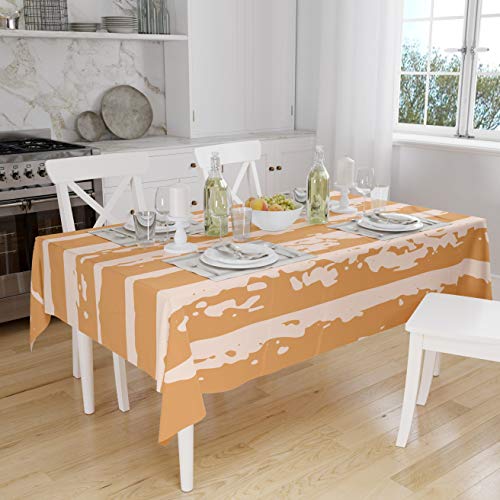 Le Jardin du Lin Küchendekoration, Tischdecke, Orange, Nicht-gerade weiss, 140 x 160 Cm - Entworfen und hergestellt in der Türkei Le Jardin du Lin Küchendekoration, Tischdecke, Orange, Nicht-gerade weiss, 140 x 160 Cm - Entworfen und hergestellt in der Türkei von Le Jardin du Lin