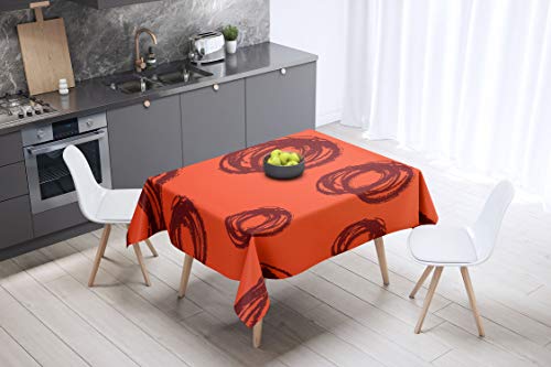 Le Jardin du Lin Küchendekoration, Tischdecke, Orange Bordeaux, 140 x 140 Cm - Entworfen und hergestellt in der Türkei Le Jardin du Lin Küchendekoration, Tischdecke, Orange Bordeaux, 140 x 140 Cm - Entworfen und hergestellt in der Türkei von Le Jardin du Lin